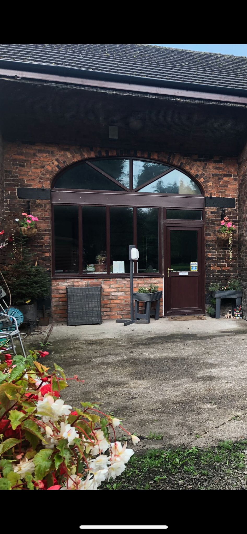 Barking Barn Academy entrance — located in the Leigh countryside